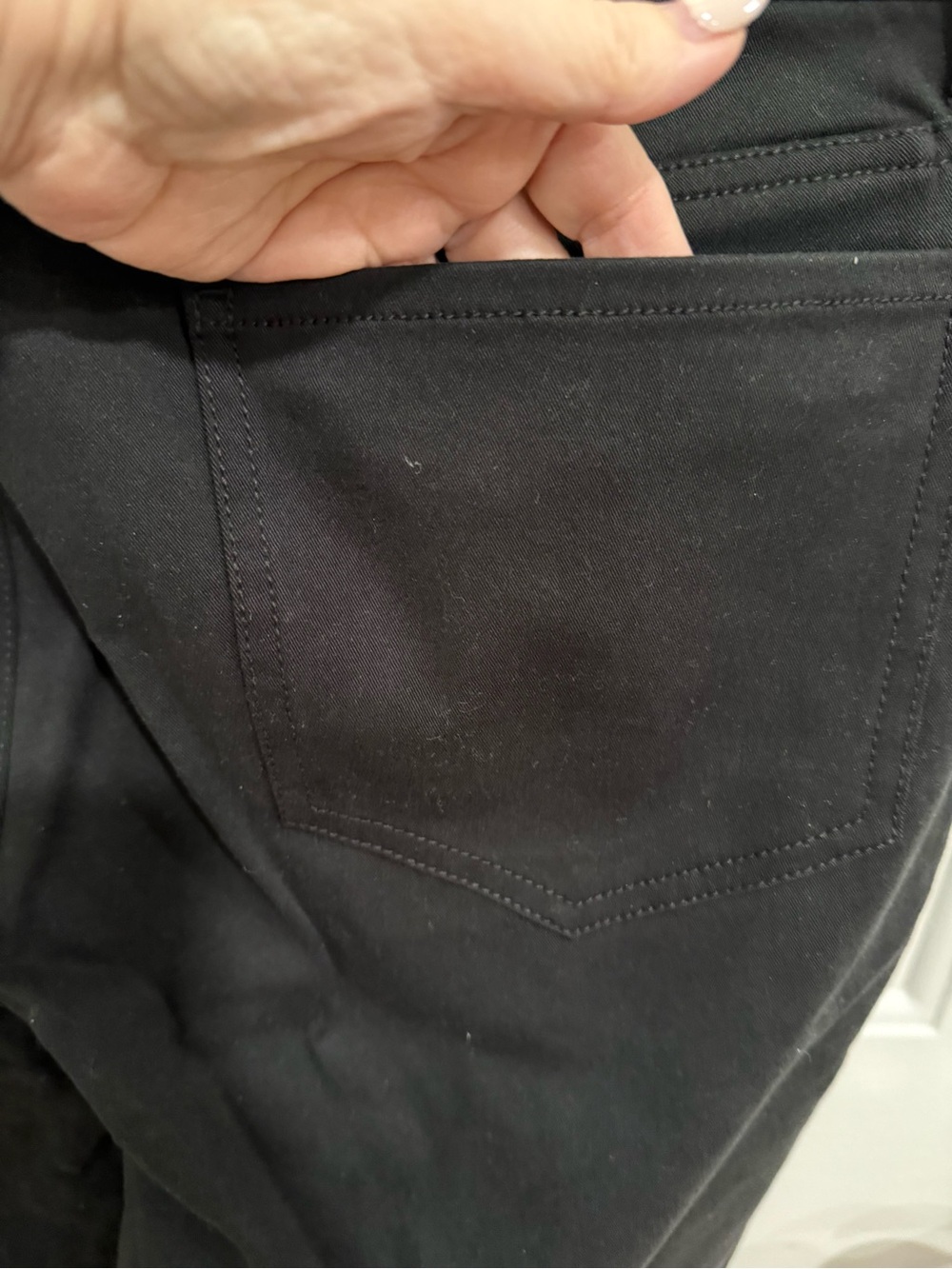 Away Men's Straight Jeans in Black - Picture 9 of 9